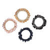 Xiwstar 4Pcs Crystal Hair Scrunchies Fashion Beaded Bracelet Hair Ties Hair Bands Ropes Ponytail Holder for Women Girls online at globaldelivered