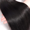 Subella Brazilian Straight Hair 3 Bundles with Closure Grade 10A Unprocessed Brazilian Virgin Human Hair Bundles with Cl