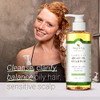 Tree to Tub Peppermint Shampoo for Oily Hair Sensitive Scalp Gentle Clarifying Shampoo for Build Up Sulfate Free Anti Re