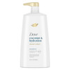 Dove Ultra Care Shampoo Coconut and Hydration for Dry Hair Shampoo with Oil Blend of Coconut Jojoba Sweet Almond 254 oz