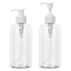 Pump Bottle Shampoo Pump Dispenser, Yebeauty Shampoo Bottles with Pump 10oz Clear Empty Plastic Empty Refillable Shower Bottle Dispenser 2 Pieces Con online at globaldelivered