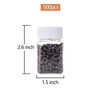 2000Pcs Premium Silicone Micro Link Rings 5mm Lined Beads for I Tip Hair Extensions 2000Pcs Dark Brown