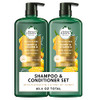 Herbal Essences Sulfate Free Shampoo and Conditioner Set Infused with Honey and Vitamin B Moisturizing Safe for Color Tr