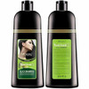 XINGYUSP Mokeru Organic Natural Fast Hair Dye Only 5 Minutes Noni Plant Black Shampoo 500ml