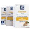 Kiss My Face Nourish 2in1 Shampoo and Conditioner Bar With Oat and Shea Butter Nourishes and Smooths For Dry Dull and Fr