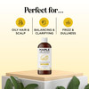Sulfate Free Shampoo for Oily Hair Lemon Sage Clarifying Shampoo for Build Up and Oily Scalp Care with Rosemary Essentia