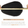 Afro Puff Drawstring Ponytail Human Hair Bun For Black Women 150 Density 10A Brazilian Virgin Human Hair Afro Kinky Curl
