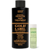 Gold Label 120ml30 set Professional Results Brazilian Keratin Hair Treatment Blowout with Clarifying Shampoo Enhanced fo