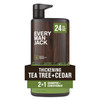 Every Man Jack 2in1 Tea Tree Cedar Shampoo Conditioner Thicken Cleanse and Hydrate Hair with Coconut Aloe Tea Tree Oil N