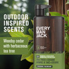Every Man Jack 2in1 Tea Tree Cedar Shampoo Conditioner Thicken Cleanse and Hydrate Hair with Coconut Aloe Tea Tree Oil N