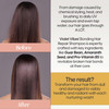 Violet Vibes Bonding Hair Repair Shampoo Advanced Bonding Formula for Daily Hair Strength Health Restorative Nourishing