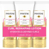 Pantene ProV Curl Cream Hair Lotion Moisturizing Curl Defining Cream Anti Frizz for Wavy or Curly Hair with Vitamin B5 P