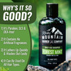 Rocky Mountain Barber Company Mens Shampoo Tea Tree Oil Peppermint Eucalyptus for All Hair Types