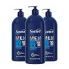 Suave Men Shampoo and Conditioner 2 in 1 Ocean Charge Refreshing Cleanse and Conditions Hair 40 oz Pack of 3