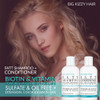 Big Kizzy FATT Thickening Biotin Shampoo Formulated for Extensions Thin Hair Sulfate Paraben Free Keratin Color Safe Vol