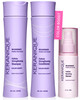 Keranique Color Treated Shampoo and Conditioner Set with Follicle Booster Hair Serum Keratin Enriched Color Boost Set wS