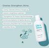 EVOLVh Natural UltraShine Moisture Shampoo Vegan NonToxic Clean Hair Care 338 fl oz 1L