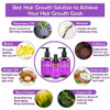 Hair Growth Shampoo and Conditioner Set With Rosemary Biotin Argan and Castor Oils for Thinning Damaged Curly Hair