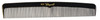 KREST COMBS Cleopatra Series 7 inch Round Back Finger Waver Comb Black Pack of 12 Model 415