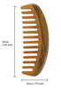 Louise Maelys Wooden Wide Tooth Comb for Curly Hair AntiStatic Sandalwood Hair Combs for Adults and Kids