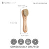 Hydrea London Face Brush Natural Bristle Dry Facial Cleansing Skin Exfoliator Gentle Scrub Exfoliating Helps Lymphatic F