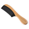 Breezelike Hair Comb Fine Tooth Natural Sandalwood Buffalo Horn Comb No Static Detangling Wooden Comb for Women Men and