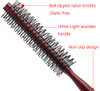 PERFEHAIR Small Mini Round Hair Brush Nylon Bristles Short Hair Blow Drying Styling Roll Hairbrush