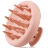 BEAUTLOHAS Silicone Scalp Massager Shampoo Brush for Shower Scalp Scrubber with Soft Bristles for Hair Growth Dandruff T