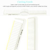 CestoMen 10 Pieces Carbon Hair Styling Comb Set Professional Fine and Wide Tooth Comb Rat Tail Combs Anti Static Heat Re