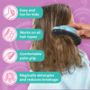 Knot Genie Teeny Detangling Hair Brush for Kids Fairy Pink Perfect Detangling Brush for Curly Hair Gently Separate Tangl