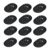 12pcs Palm Brush for Men Segbeauty Portable Hair Brushes Plastic Beard Comb Shampoo Brushes Pocket Comb Scalp Massage Br