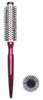 PERFEHAIR Small Round Hair Brush for Blow Drying With Soft Nylon Bristles 16 Inch for Short or Medium Curly HairRed