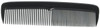 Hair Comb 5 Pocket Size Unbreakable 72 Piece in a Jar Black