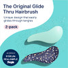 Crave Naturals Glide Thru Detangling Hair Brushes for Women Detangler Brush for Curly or Straight Wet or Dry Hair Gentle