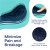 Crave Naturals Glide Thru Detangling Hair Brushes for Women Detangler Brush for Curly or Straight Wet or Dry Hair Gentle