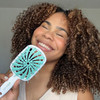 FHI Heat UNbrush Plus Curly Hair Brush for Gentle Effective Detangling on Wet or Dry Fragile Hair Types Detangler Brush