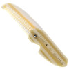 Giorgio G87 IVY 45 Inch Folding Mustache and Beard Comb Small Pocket Comb for Men Everyday Grooming and Hair Care Handma
