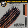 Conair All Purpose Boar Bristle hairbrush Hair brush Hairbrush for Men and Women Brown
