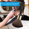 Neck Duster BrushBroken Hair Sweep BrushLong Handle Neck Face Cleaning Hairbrush Soft Barber Hairdressing Brush Hair Cut