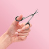 Seki Edge Stainless Steel Nostril Scissors SS908 Safety Grooming Scissors with Round Blunt Tips for Trimming Nose Hair O