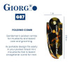Giorgio G87 Fine Tooth Comb works as a Mustache and Beard Comb for Men Add to any comb set Handmade Sawcut Hand Polished