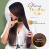 Belula Boar Bristle Hair Brush Hair Brushes for Women Mens Hair Brush Detangler Brush Hairbrush Detangling Brush for Lon