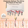 mriya 2 in 1 Electric Hair Treatment Applicator and Massager Brush for Hair Growth Essential Oil and Serum Application