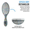 Wet Brush Speed Dry Hair Brush Mermaid Tail Vented Design and Ultra Soft HeatFlex Bristles Are Blow Dry Safe With Ergono