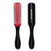 Denman Curly Hair Brush D3 Black Red 7 Row Styling Brush for Detangling Separating Shaping and Defining Curls For Women