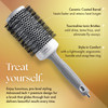 Olivia Garden Ceramic Ion Round Thermal Hair Brush Not Electrical Professional Blowout Brush for Normal to Thick Hair 2