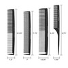 Cricket Professional Hair Stylist Carbon Comb Set AntiStatic HeatResistant Carbon Fiber Combs with Seamless Teeth for Sm