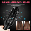 MiroPure Hair Straightener Brush with 13 Temp Settings Ring Straightening Comb 30s Fast Heating 50 Million Level Anion N