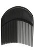 Medline Classic Plastic Combs Black 9 Not Made from Natural Rubber Latex Perfect for Hair Styling Pack of 144