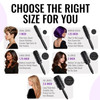ERGO Ceramic Ionic Round Brush for Blow Out Salon Quality Hair Brushes for Women Roller Brush for Blow Drying Wet and Dr